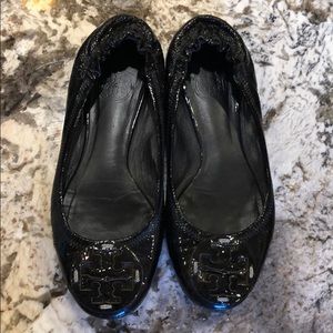 Tory Burch patent leather ballerina flats